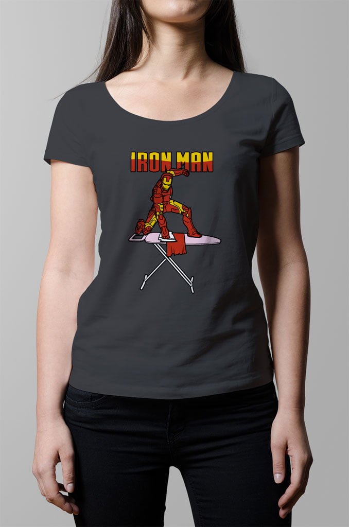 Iron Man Marvel Comic Parody T-shirt by Tshirt