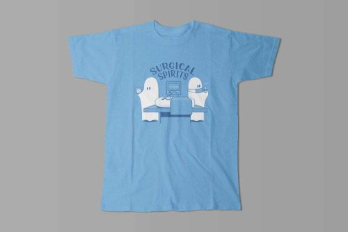 Surgical Spirits Funny Tshirt Terrorist Men's Tee - sky blue