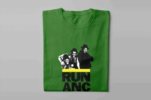 WindhRun DMC ANC Laugh it Off Parody Men's T-shirt - green - folded long