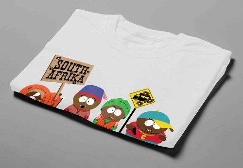 South Park Laugh it Off Parody Men's T-shirt - white - folded short