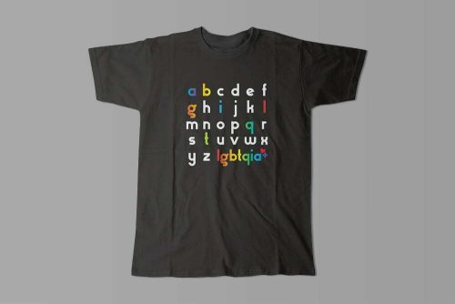 LQBTQIA+ Pride Laugh it Off Men's T-shirt - black