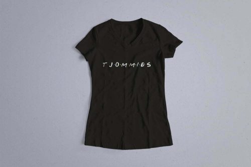 Friends Parody Laugh it Off Ladies' T-shirt - black