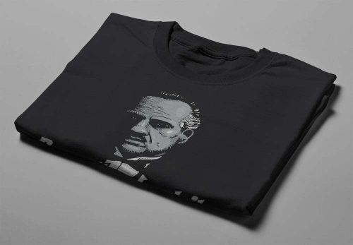 Godfather Parody Men's Tshirt Terrorist Tee - black - folded short