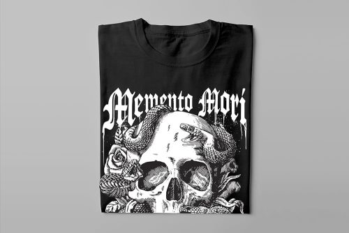 No Reason Memento Mori Alternative Skulls tee - black - folded
