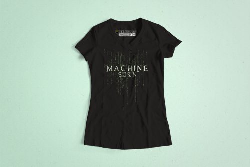 Machine Born The Matrix Movie Parody Tshirt Terrorist Ladies' T-shirt - black