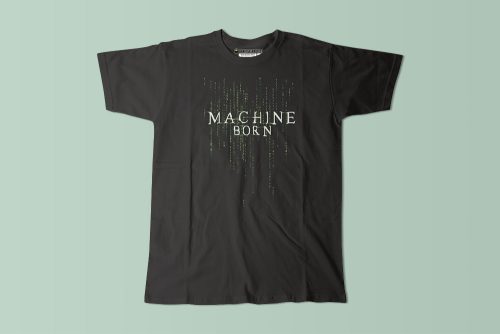 Machine Born The Matrix Movie Parody Tshirt Terrorist Men's T-shirt - black