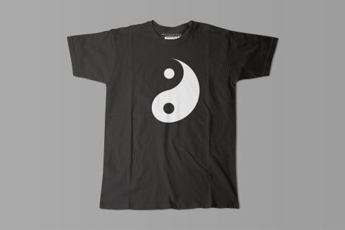 Yin Yang Esoteric Eastern Mysticism Tshirt Terrorist Men's T-shirt - black