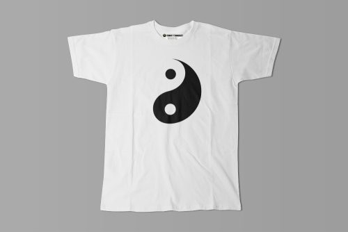 Yin Yang Esoteric Eastern Mysticism Tshirt Terrorist Men's T-shirt - white